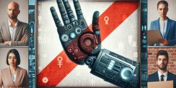 Copilot - A collage of diverse and qualified job candidates being rejected by a robotic hand - TechNewsToday.co.za