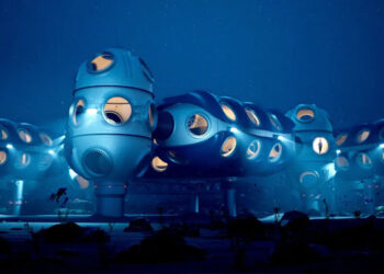 The Vanguard project is a pilot program for the full-scale Sentinel underwater habitat, seen here, which Deep hopes to complete in 2027. A typical Sentinel crew would be six people, but the modular system could be configured to support as many as several dozen, at depths as great as 200 meters. - DEEP - Tech News Today