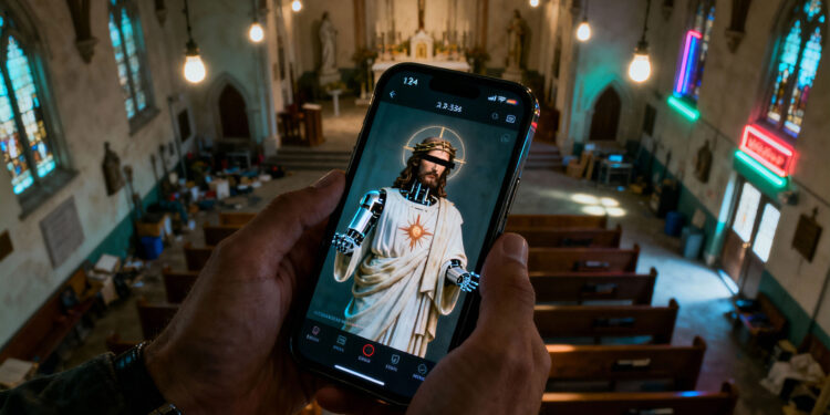 The Rise Of AI Jesus Means Salvation Now Comes With Advertisements